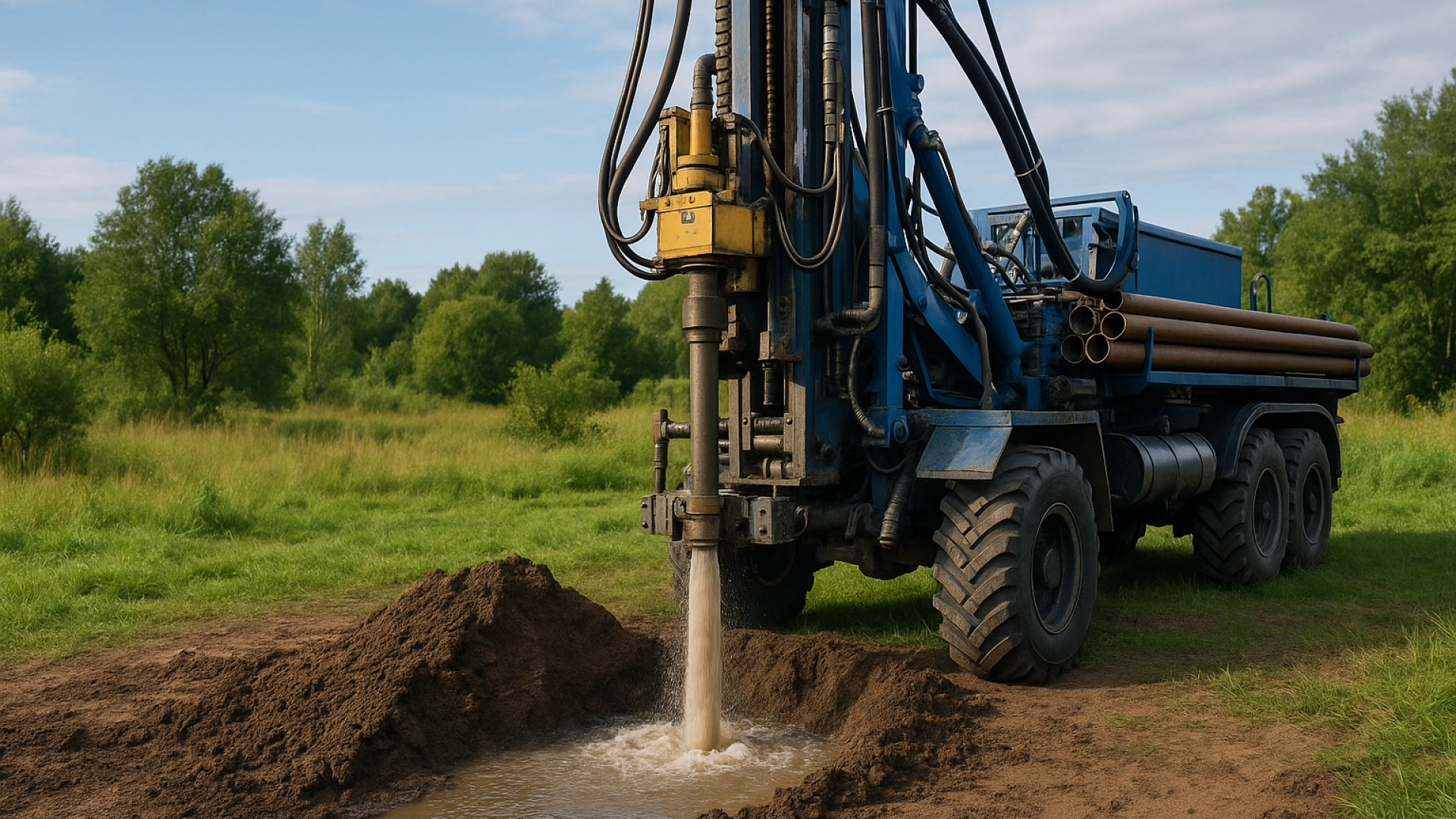 Бурение артезианских скважив в Донецке ДНР
